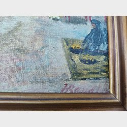 Maleri: Gadescene i Cairo