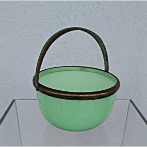 Antik mintgrn sukkerskl / kandisskl