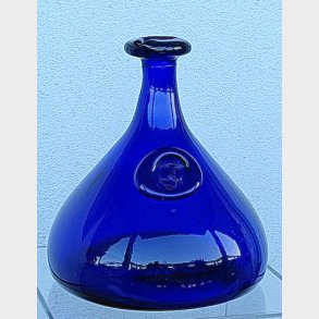 Stor bl Holmegaard Viking karaffel