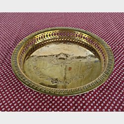 Messing vintage bakke