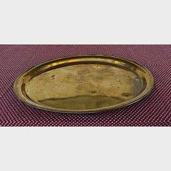 Vintage messing serveringsbakke