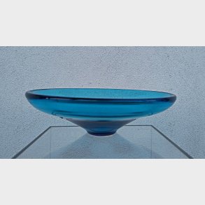 Turkis vintage glasfad