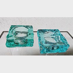 Turkis Holmegaard City Light fyrfadsstage