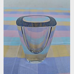 Lille Strmbergshyttan art deco vintage glasvase