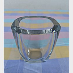 Strmbergshyttan art deco vintage glasvase