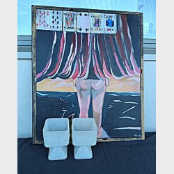 Opaline vintage glasskle