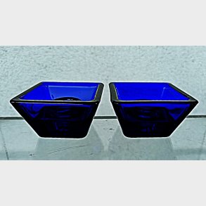 Koboltbl� Kastrup - Holmegaard lysestage