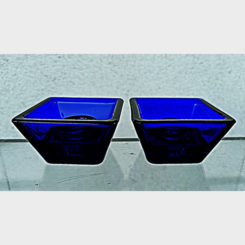 Koboltbl� Kastrup - Holmegaard lysestage