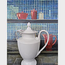 Vintage chokoladekande med lg