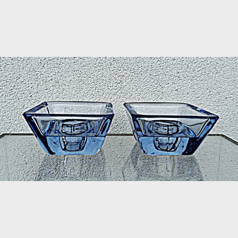 Akvabl� Kastrup - Holmegaard lysestage