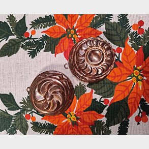 Vintage kobber bageforme