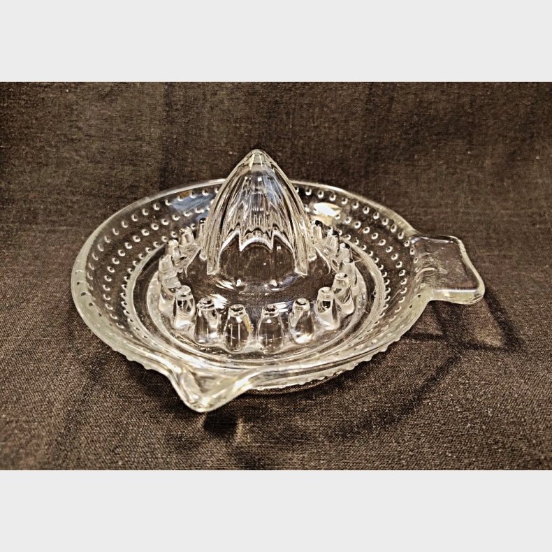 Vintage citronpresser af glas