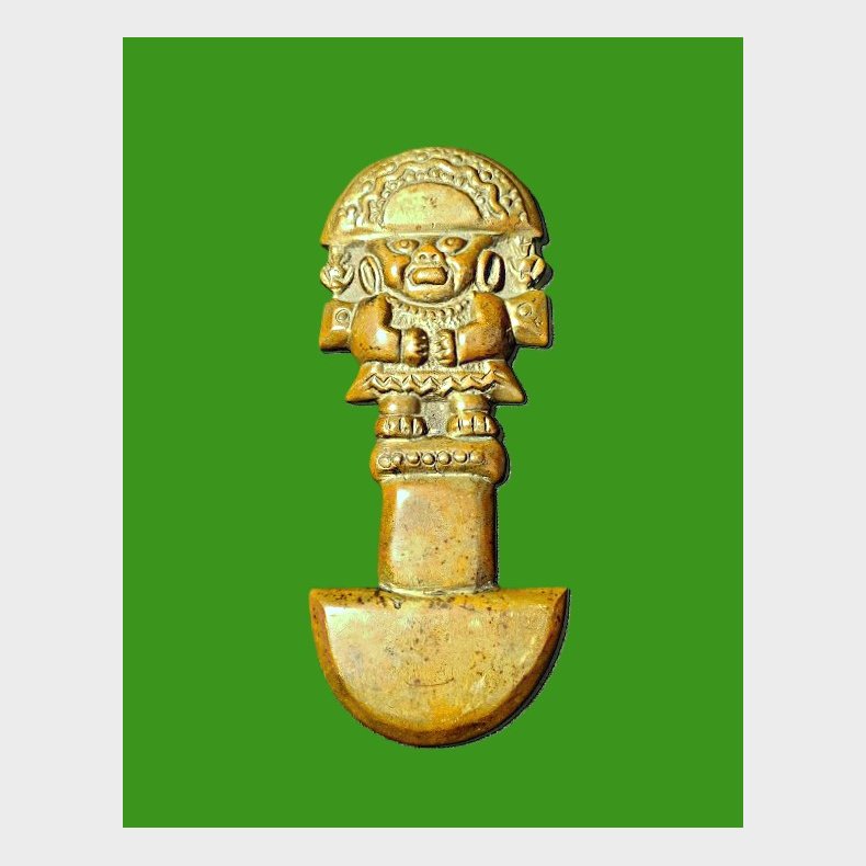 Gammel vintage souvenir amulet fra Peru