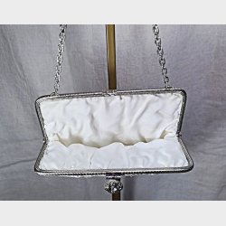 Hvid clutch / selskabstaske