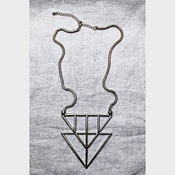 Vintage halsk�de med vedh�ng