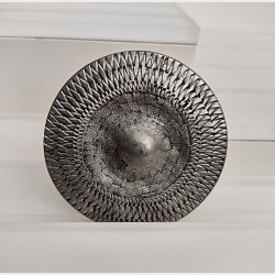 Viking design tin broche