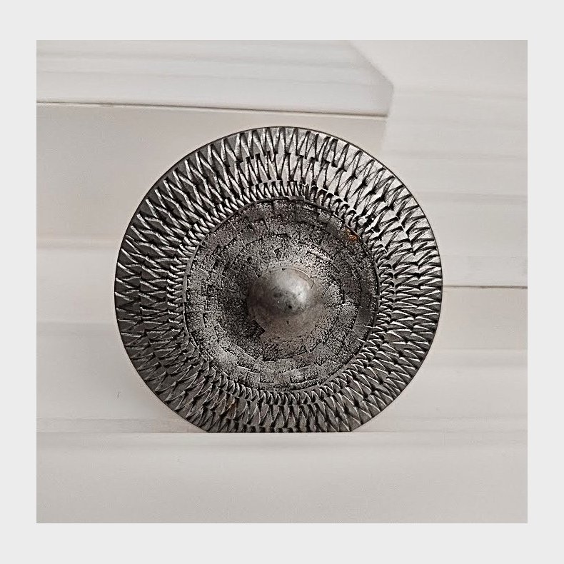 Viking design tin broche