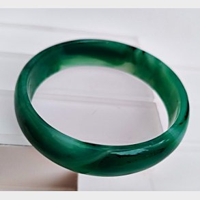 Gr�n agat armb�nd / armring