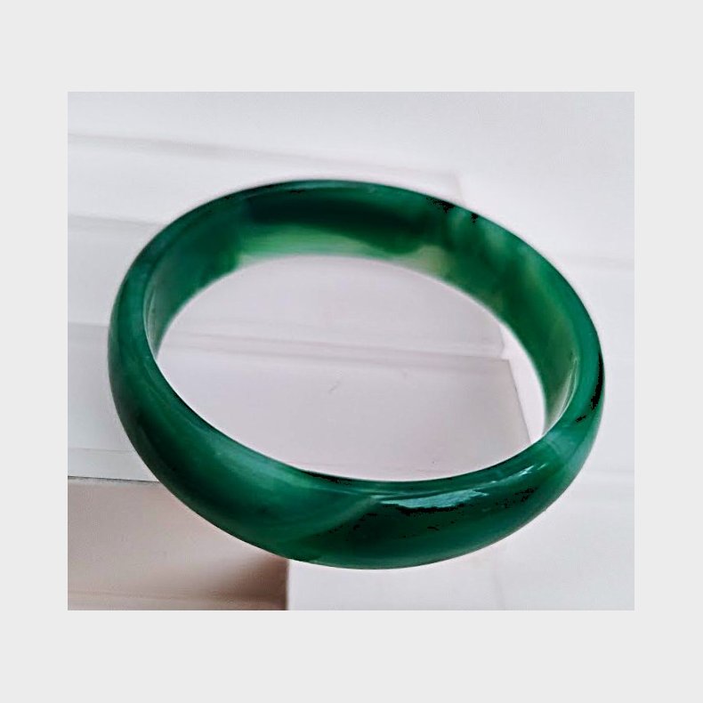 Gr�n agat armb�nd / armring