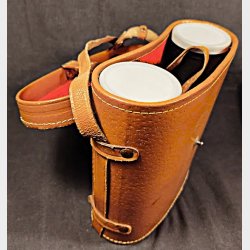 Zenith vintage kikkert i l�dertaske