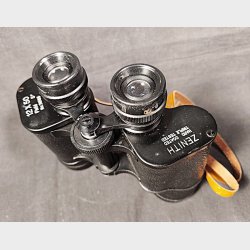 Zenith vintage kikkert i l�dertaske