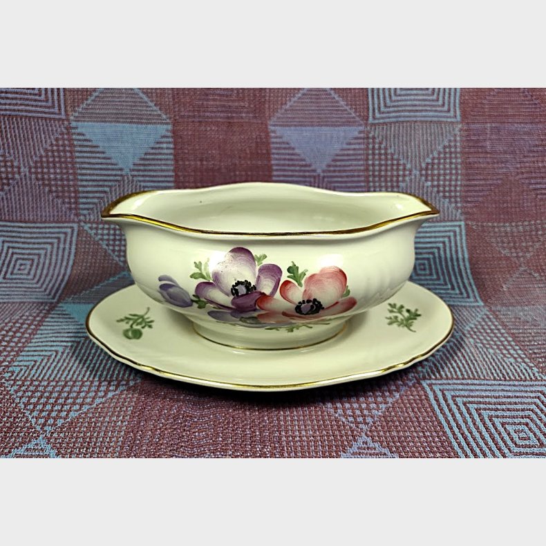 Fransk anemone vintage spisestel