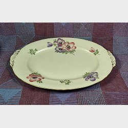 Fransk anemone vintage spisestel