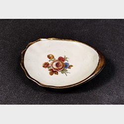 Lille assiet /sm�rsk�l med roser