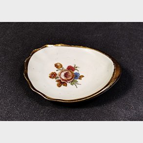 Lille assiet /sm�rsk�l med roser