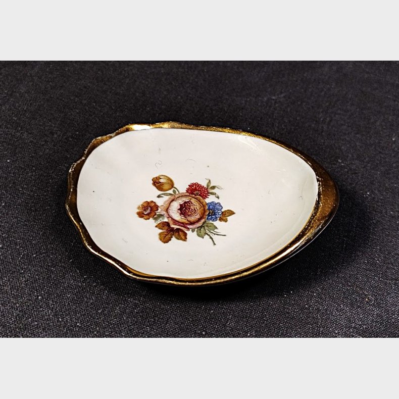 Lille assiet /sm�rsk�l med roser