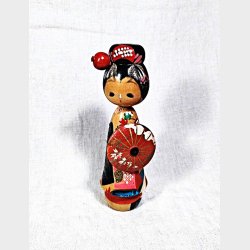 Japanske Kokeshi vintage dukker