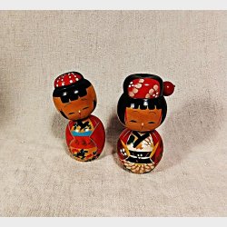 Japanske Kokeshi vintage dukker