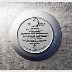 Vintage v�gplatte med vilde blomster