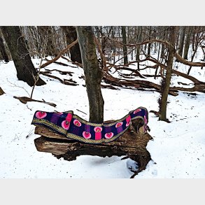 Lilla S�dahl Design vintage julel�ber med t�ndte julelys