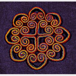 Flettet 70'er bordsk�ner