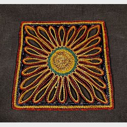 Flettet 70'er bordsk�ner