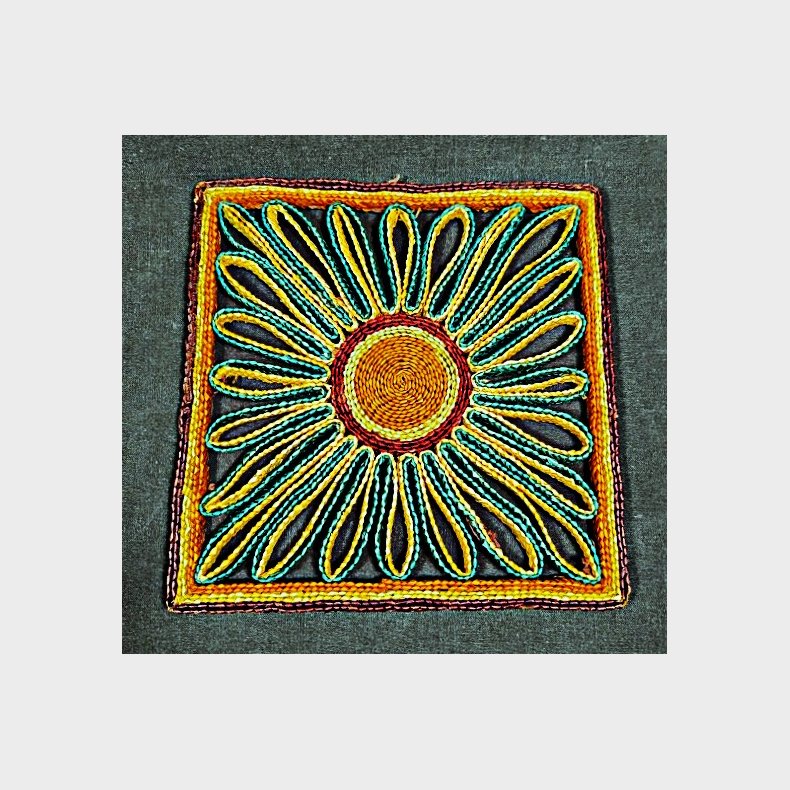 Flettet 70'er bordsk�ner