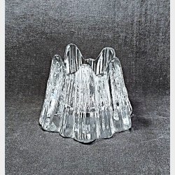 Nybro Glasbruk vintage fyrfadsstage