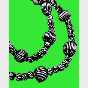 Afrikansk terracotta halsk�de