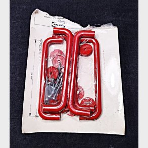 R�de vintage skuffegreb fra Ikea