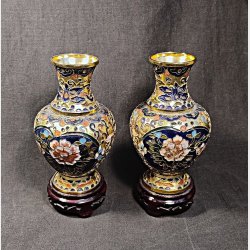 Kinesisk cloisonne vase