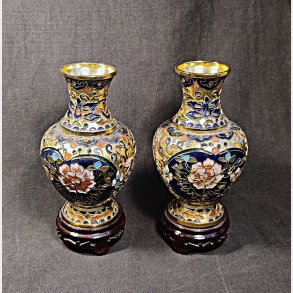 Kinesisk cloisonne vase