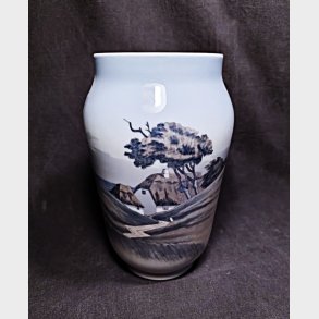 Royal Copenhagen Art Nouveau vase