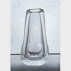 Svensk vintage glasvase