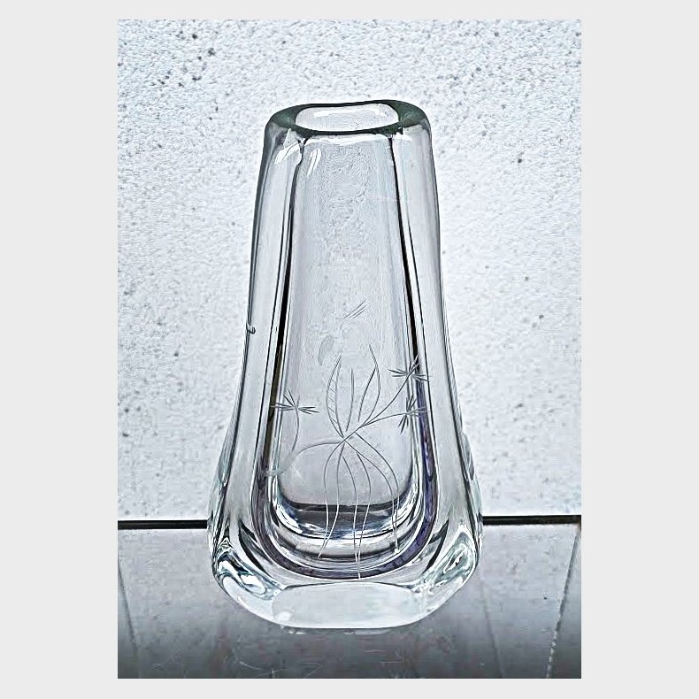 Svensk vintage glasvase