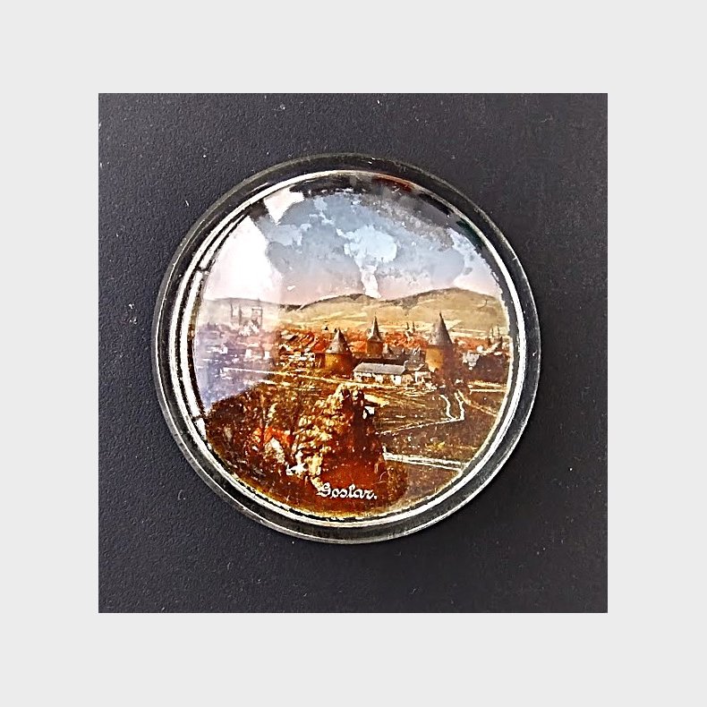 Antik brevpresse med fotografi: Goslar i Harzen