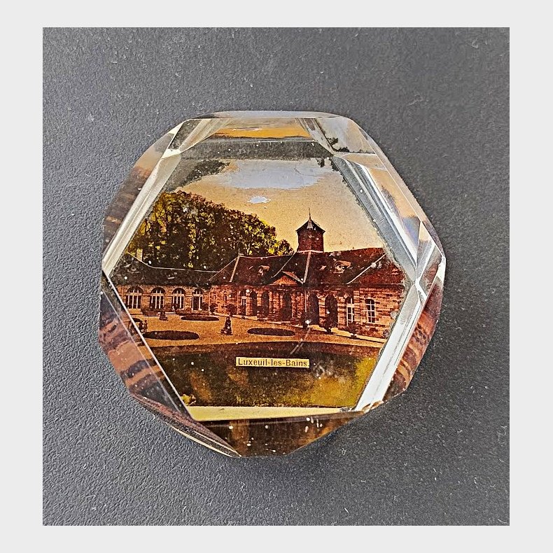 Antik brevpresse med fotografi: Luxeuil-les-Bains