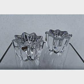 Orrefors Fleur lysestage