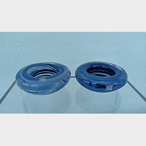 Lysebl� Pernille B�low fyrfadsstager