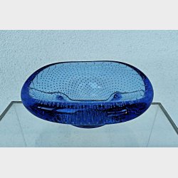 Bl� Murano glassk�l 